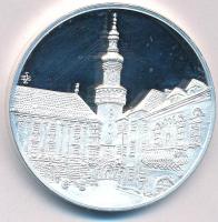 2010. "HUNFILA 2010 Sopron / Nemzetközi Bélyegkiállítás" ezüstözött fém emlékérem (42,5mm)...