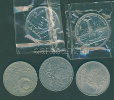 Szovjetunió 1970-93. 1R (5x) mind klf motívummal, benne 2db vákumcsomagolásban! T:2,PP (1x),BU (1x)