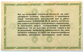 1946. 50.000AP "A28 19.014", Államkincstár vízjellel ("AMKI") T:F fo., tűnyom R!...