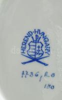 Herendi hamis Rotschild mintás porcelán tálka. Kézzel festett, jelzett, kis kopással 11x9 cm