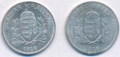 1926. 1P Ag (2x) T:XF,F Adamo P6