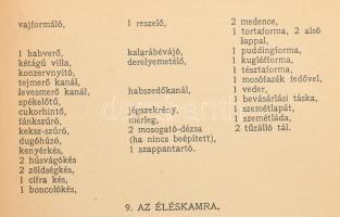 Dr. Hevesi Sándorné: Az ideális háztartás. A szép otthon és jó konyha. Bp., 1934, Színházi Élet, 303...