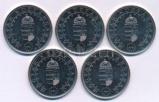 2004. 50Ft Cu-Ni "A Magyar Köztársaság az Európai Unió tagja" (5x) mindegyik kapszulában T:AU közte karc Adamo FOEM5
