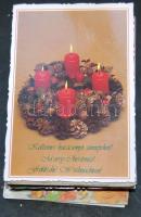 92 db magyar képeslap hirdetési bélyegzővel