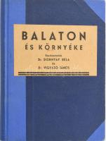 Dornyay Béla Vigyázó János: Balaton és környéke részletes kalauza. Részletes magyar útikalauzok 6. (A borítón 7. szerepel. Bp., 1934, Turistaság és Alpinizmus, 1 (kihajtható térkép) t. + 426+6 p.+6 (kihajtható táblák) t. +6 (kihajtható térkép) t. Átkötött egészvászon-kötés, az elülső térkép laza.