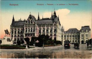 Budapest V. Országház, 4-es villamos, Andrássy szobor (fl)