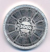 2002. "Balaton Kongresszusi Központ és Színház / Naptár 2002" fém emlékérem (42,5mm) T:PP