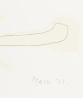 Mark (Márkus), Anna (1928-): Kompozíció. Szitanyomat, papír, jelzett, számozott (49/100). 38×25 cm