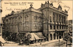 1911 Budapest V. Katona Géza éttermei és Klotild kávéháza, Országos Tiszti Kaszinó. Váci utca 38. Biró Pál fényképész (EK)