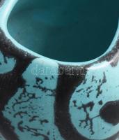 Illésné Luria Vilma: Retro kisváza. Jelzés nélkül, hibátlan, m: 10 cm