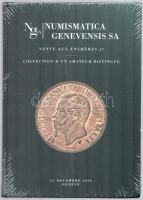 Numismatica Genevensis SA - Ventes aux encheres 17 - Collection dun Amateur Distingué - 15 Novembre 2022, Geneve. + Numismatica Genevensis SA - Ventes aux encheres 18 - Geneve 2e Partie: La République de 1535 á 1792 - 15 Novembre 2022, Geneve. Árverési katalógusok