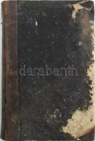 1858 Új Magyar Múzeum egyszersmind a Magyar Akadémia Közlönye. VIII. évf. I. kötet. I-XII szám. Szerk.: Toldy Ferenc. Pest, 1859, Emich Gusztáv, 2 sztl. lev. 588 p. + 1 kih térkép Korabeli aranyozott félbőr kötésben, kopásokkal, sérülésekkel, az utolsó kb 30 levél foltos