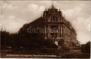 1935 Nyíregyháza, Takarékpénztár palotája