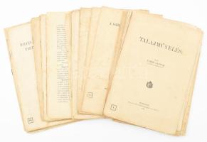 cca 1910 20 db kertészeti, földművelési füzet: Talajművelés, trágyázás, stb. 1-27. füzetig, hiányokkal