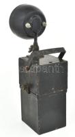 Régi vasúti lámpa. Kopott, hiányos, m: 31,5 cm