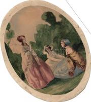 Jelzés nélkül: Akvarell-papír 17x23  cm