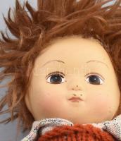 Porcelán fejű baba 23 cm