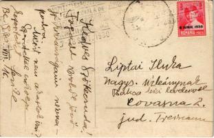 1930 Bucharest, Bukarest, Bucuresti, Bucuresci; Hotel Continental, Marele restaurant, F. Pinet, S. G...