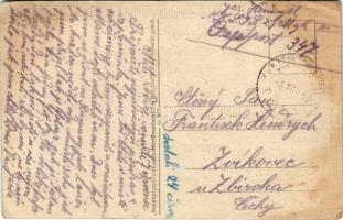 1916 Rumänische Schäferin / Román folklór, juhász asszony / Romanian folklore, shepherd woman (ázott...