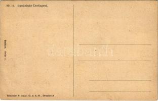 Rumänische Dorfjugend. Balkan, Reihe II. Römmler & Jonas / Román folklór, falusi gyerekek / Roma...