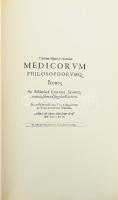 [Zsámboky János]: Veterum aliquot ac recentium Medicorum philosophorum que Icones; Ex Bibliotheca Iohannis Sambuci [...] Bp., 1985, ÁKV. Reprint kiadás, kísérőfüzettel. Kiadói műbőr-kötés.