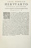 [Zsámboky János]: Veterum aliquot ac recentium Medicorum philosophorum que Icones; Ex Bibliotheca Io...