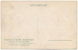 Perzsa juh. Elkán és Gerő szűcsök szőrmeáru és sapkagyár üzletének reklámja. Budapest V. Váci utca 9...