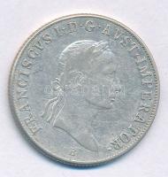 1835B 20kr Ag "I. Ferenc" T:VF patina Hungary 1835B 20 Kreuzer Ag "Franz I" C:VF...