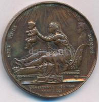 Franciaország 1820. "Dieu nous l'a donné (Isten adta nekünk )" bronz emlékérem Bordeaux hercegének születése alkalmából. Szign.: Raymond Gayrard (38mm) T:XF,VF ph, patina France 1820. "Dieu nous l'a donné" bronze medallion commemorating the birth of the Duke of Bordeaux. Sign.: Raymond Gayrard (38mm) C:XF,VF edge error, patina