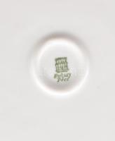 Zsolnay pirospöttyös bögre m: 8 cm + Tunsgram Étterem háromrészes szett h: 21 cm, jelzett, kopásokka...