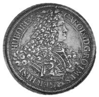 Ausztria 1717. Tallér Ag "VI. Károly" (28,61g) T:XF patina / Austria 1717. Thaler Ag "Charles VI" (28,61g) C:XF patina Krause KM#1522