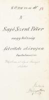 1891 Sajószentpéter nagyközség Kisfalud pusztával felvételi előrajzai tartalmazza Töltésre járó, Zso...