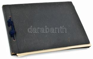 cca 1914-1943 Harsányi Béla fhdgy. fotóalbuma, benne I. és II. világháborús fotókkal (mindkét háború...