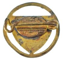 Olaszország ~1920. fehér háttér előtt vörös talpas keresztet és aranyszínű búzakalászt ábrázoló aran...