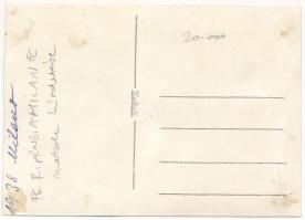 1938 Milano, RIPENSIA Temesvár - FC MILAN futball meccs hirdetése / advertisement of the RIPENSIA FC...