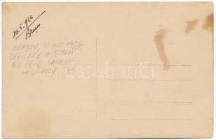 1926 Brassó, Kronstadt, Brasov; Defilare a scolii de fete sasesti / A szász leányiskola felvonulása,...