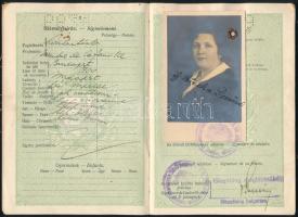 1931 Magyar Királyság által kiállított fényképes útlevél / Hungarian passport