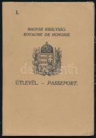 1931 Magyar Királyság által kiállított fényképes útlevél / Hungarian passport