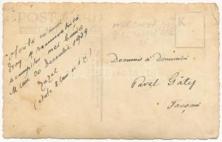 1939 Csíkszereda, Miercurea Ciuc; kislány babával / girl with doll. Aladics photo (EB)