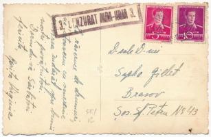 1943 Gyulafehérvár, Alba Iulia; Sarbatori fericite! / síelő, téli sport, ünnepi üdvözlet / ski, wint...