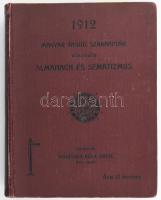 Magyar vasúti szaknaptár. Közlekedési almanach és sematizmus. 1912. XI. évf. Szerk.: Wodiáner Béla Antal. Bp.,1912., Wodianer F. és Fiai, XXXII p.+1 (bessenyei Beöthy László kereskedelemügyi m. kir. miniszter) t. +2+160+664 p. + 4 (fejezet címlapok) t. Rendkívül izgalmas korabeli reklámanyaggal. Kiadói egészvászon-kötés, Gottermayer-kötés, kissé kopott borítóval. Ritka!