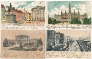 Wien, Vienna, Bécs; - 6 pre-1905 postcards