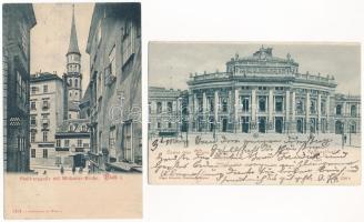 Wien, Vienna, Bécs; - 6 pre-1905 postcards