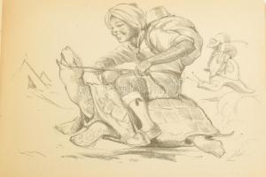 1933 Gödöllő, Jamboree Souvenir, Márton Lajos sokszorosított grafikáit tartalmazó 40 lapos füzet, of...