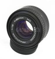 Pentacon Prakticar objektív, tokban