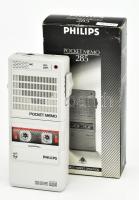 Philips Pocket Memo 285 diktafon, dobozában