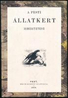 [Lázár Kálmán]: A pesti állatkert ismertetése egy szakértőtől. Bp., 1996., Enciklopédia Kiadó. Az 1866-os reprint kiadása. A hasonmás kiadványt a Fővárosi Állat- és Növénykert - az intézmény fennállásának 130-adik évfordulójára - jelentette meg. A borító Kőnig Frigyes terve. Kiadói kartonált papírkötés.