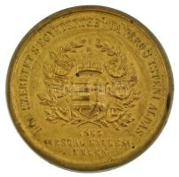 1865. "Országgyűlési Emlék" Sn emlékérem, peremen "E:M" gyártói jelzéssel. &quot...