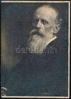 cca 1925 Térey Gábor (1864-1927) bölcseleti doktor, művészettörténész, a Szépművészeti Múzeum igazgatója. Fotó, kartonra ragasztva, egyik széle vágott, 17x12 cm