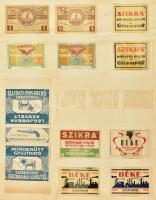 Több mint 1700 darabos tartalmas gyufacímke gyűjtemény. magyar és külföldi, közötte háború előtti ma...